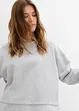 Sweat avec empiècement chemise, bonprix