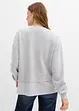 Sweat avec empiècement chemise, bonprix