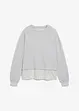 Sweat avec empiècement chemise, bonprix