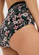 Lot de 4 slips coton taille haute, bonprix