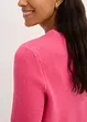 Gilet court en maille avec boutons décoratifs, bonprix