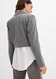 Blazer court avec col à revers, bonprix