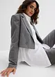 Blazer court avec col à revers, bonprix