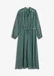 Robe en mousseline à passepoils contrastants, bonprix
