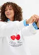 Sweat oversize 100% coton, bonprix