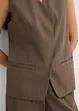Gilet sans manches long à texture twill, bonprix