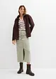 Jupe midi en twill, bonprix