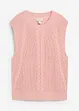 Pull sans manches en coton mélangé, bonprix