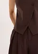 Gilet sans manches à boutons asymétriques, bonprix