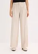 Pantalon à pinces avec doubles plis décoratifs, bonprix