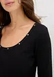 T-shirt côtelé 100% coton, bonprix