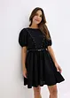 Robe avec ceinture et rivets, bonprix