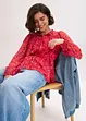 Blouse à lavallière en crêpe, bonprix