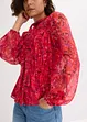 Blouse à lavallière en crêpe, bonprix