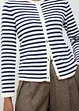 Gilet en maille coton et soie, bonprix