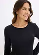 T-shirt manches longues avec épaulettes, bonprix
