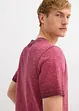 Henleyshirt, Kurzarm aus reiner Bio-Baumwolle in gewaschener Optik, bonprix