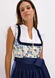 Dirndl mit bestickter Schürze (2-tlg.Set), bonprix