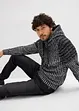 Pull à capuche et détails motard, bonprix