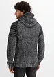 Pull à capuche et détails motard, bonprix