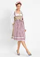 Dirndl avec tablier, longueur genou (ens. 2 pces), bonprix