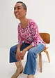 Shirt, 3/4-Arm aus reiner Bio-Baumwolle, bonprix