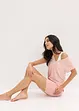 Lot de 3 boxers femme longs en coton extensible, bonprix