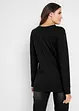 Baumwoll-Langarmshirt, bedruckt, bonprix