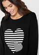 Baumwoll-Langarmshirt, bedruckt, bonprix