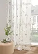 Gardine mit floralem Druck (1er Pack), bonprix