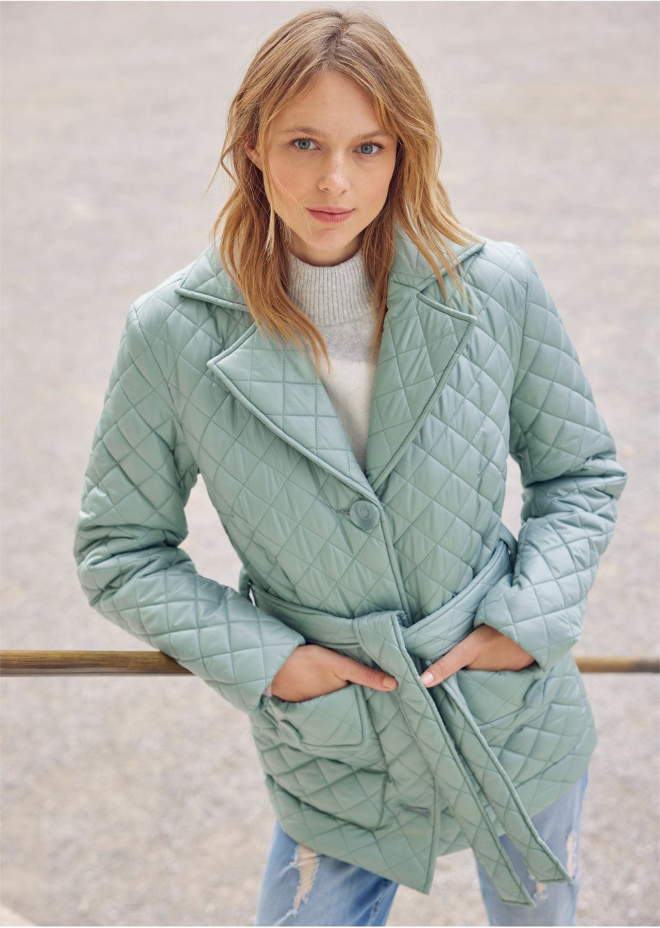 ESPRIT – Manteau en laine mélangée à capuche amovible sur notre boutique en  ligne