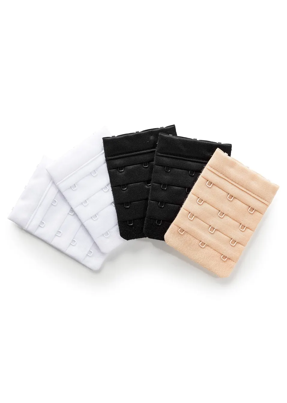 BH Verlängerung 3er Set - Bequeme BH-Bandverlängerer In Weiß, Beige, Schwarz