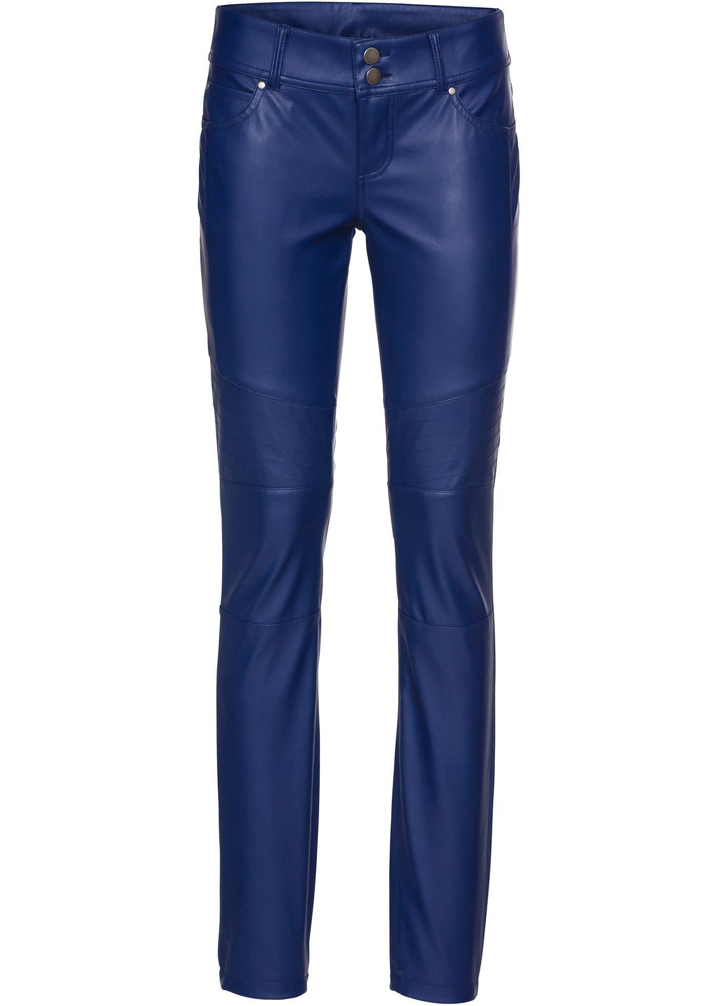 Lederimitat-Bikerhose