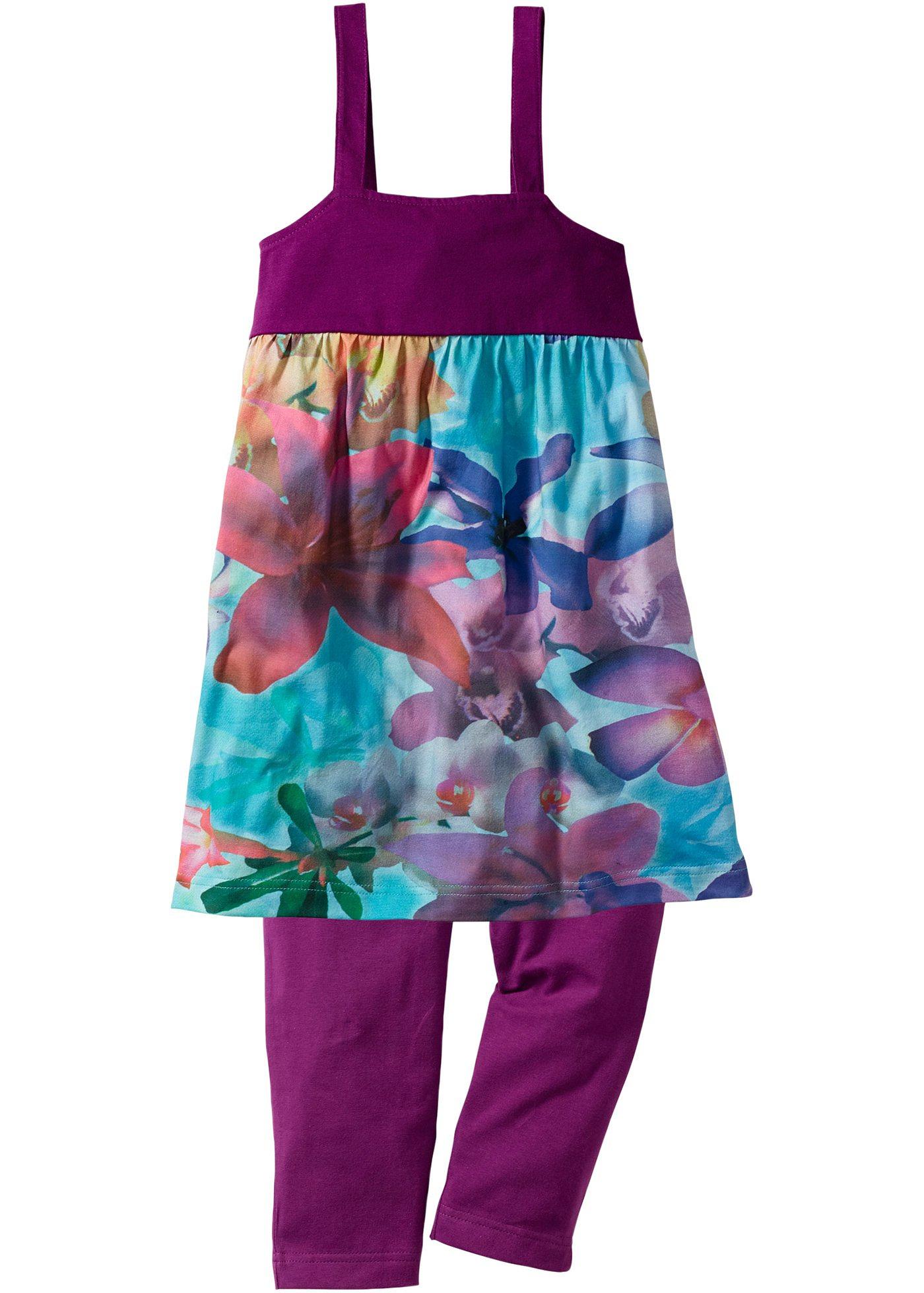 Kleid + 3-4-Leggings (2-tlg. Set)