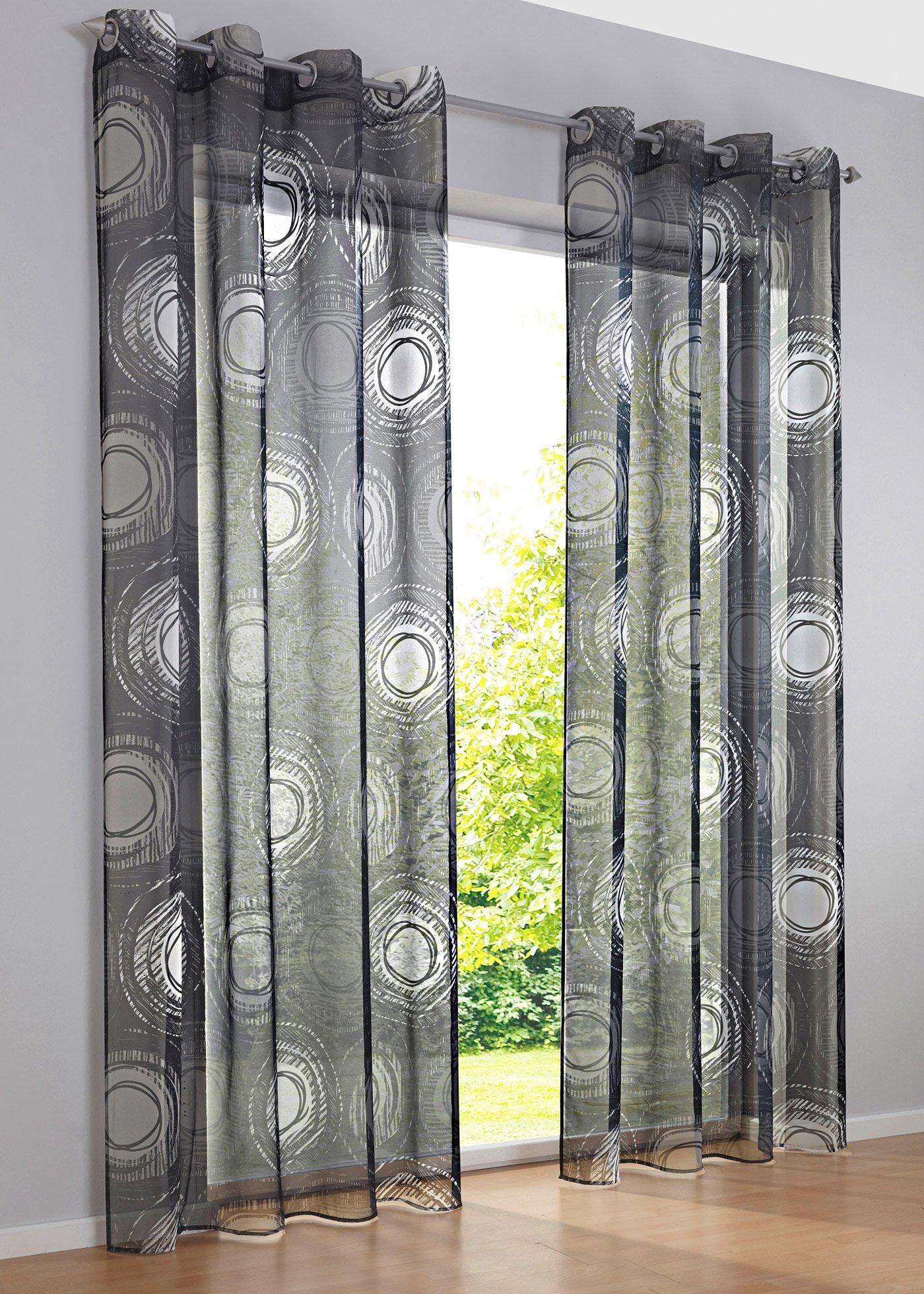 Gardine Kreise (1er-Pack)
