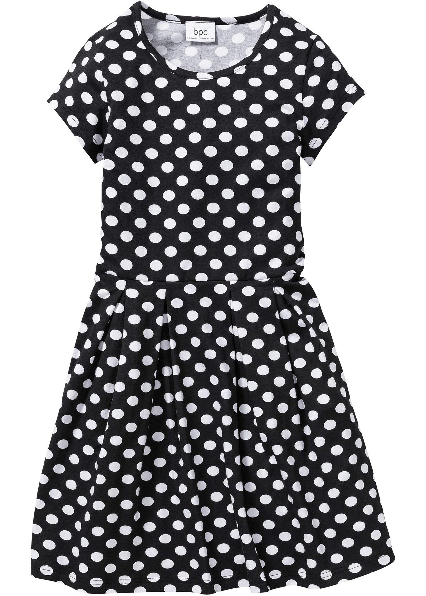 Shirtkleid gepunktet