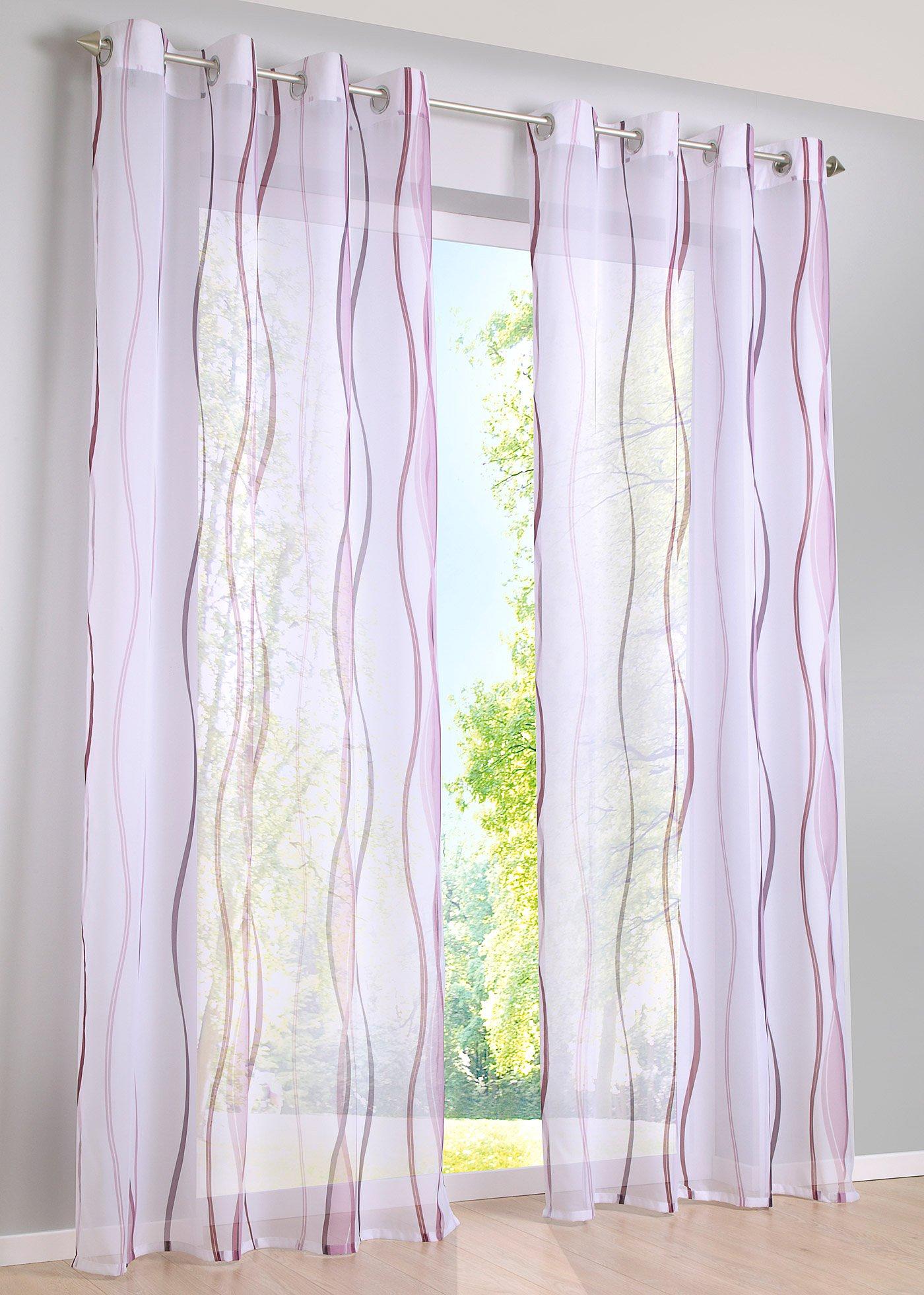 Gardine Vienna hellgrundig (1er-Pack)
