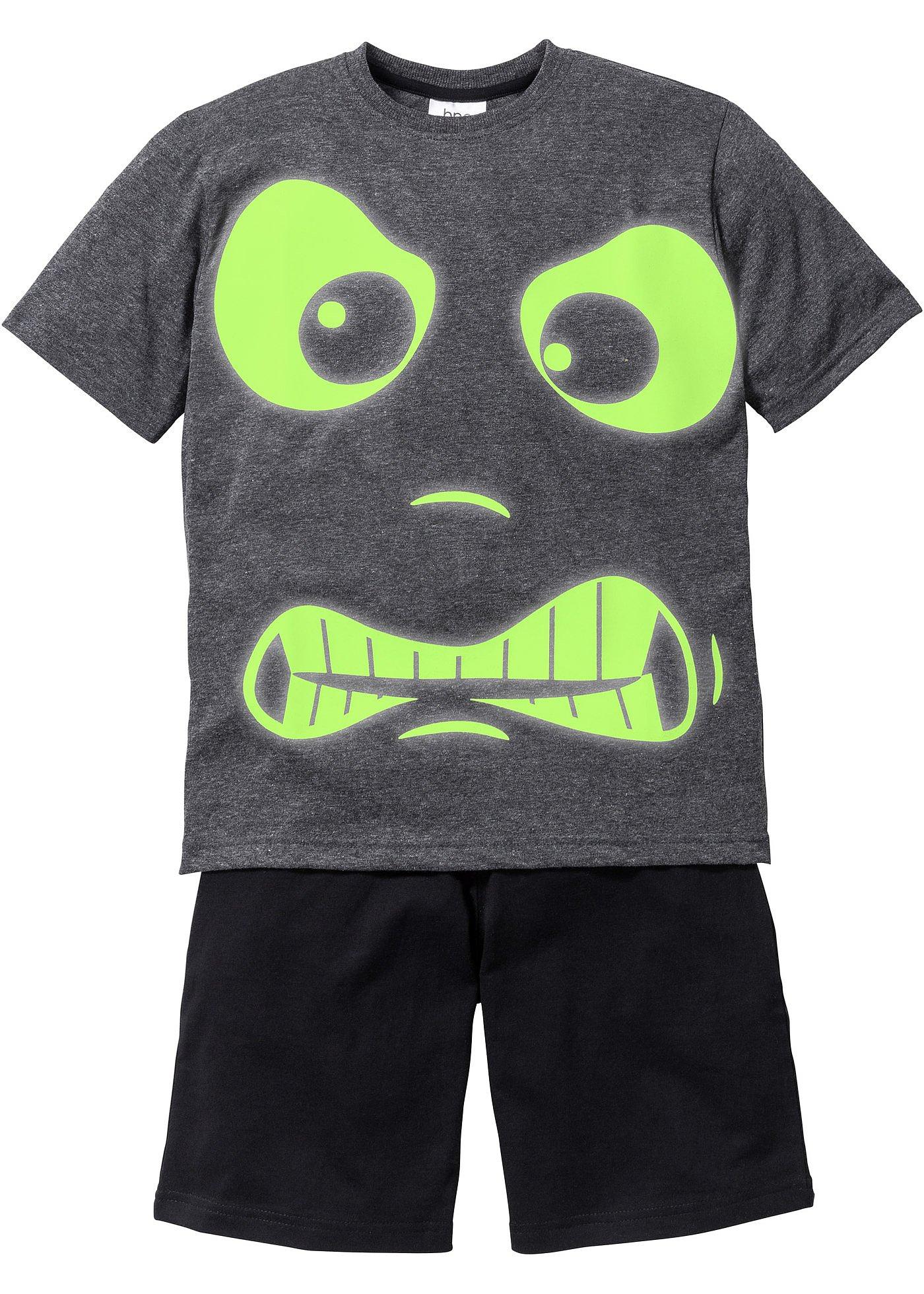 Shorty-Pyjama GLOW IN THE DARK