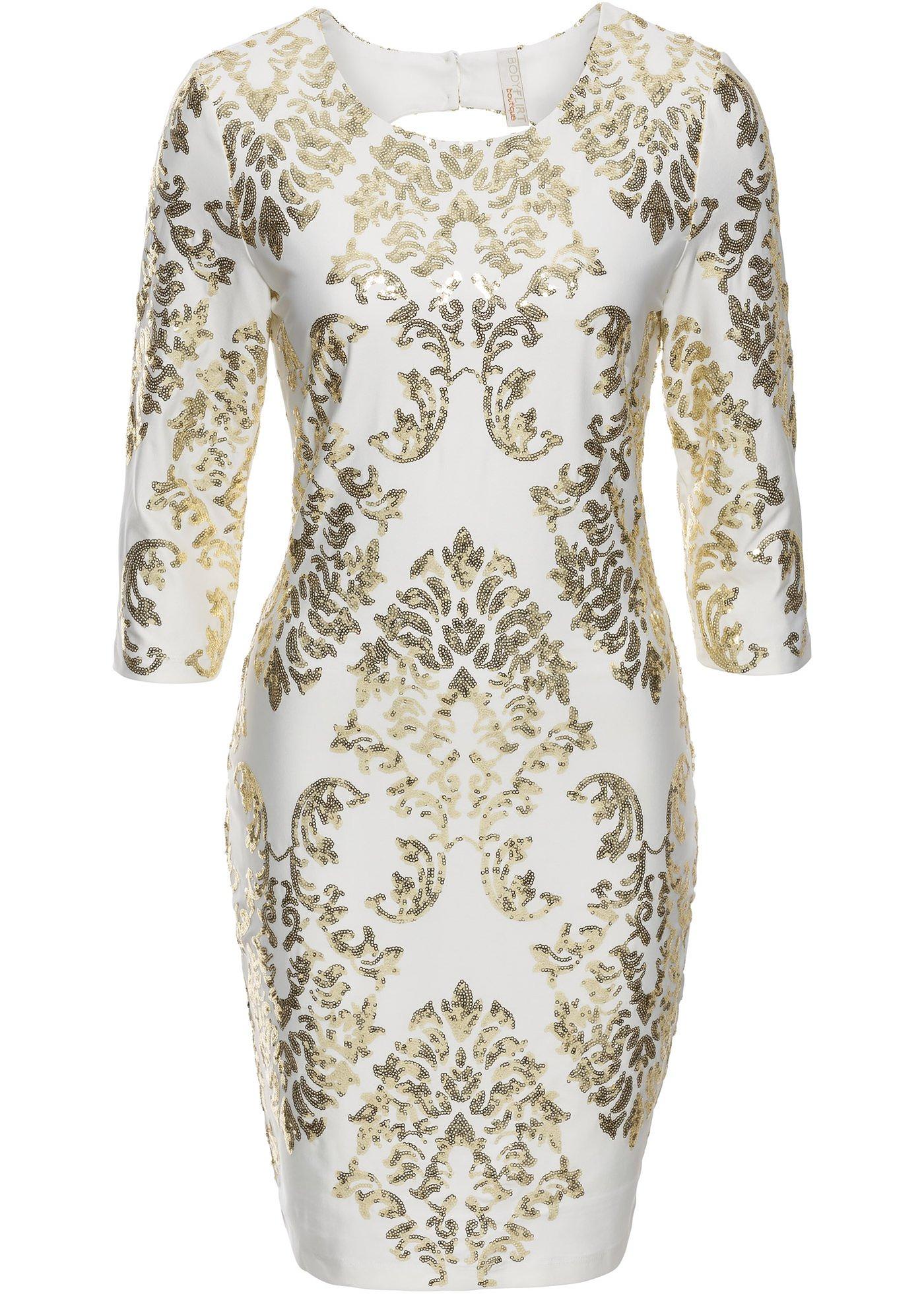 Kleid mit Pailletten