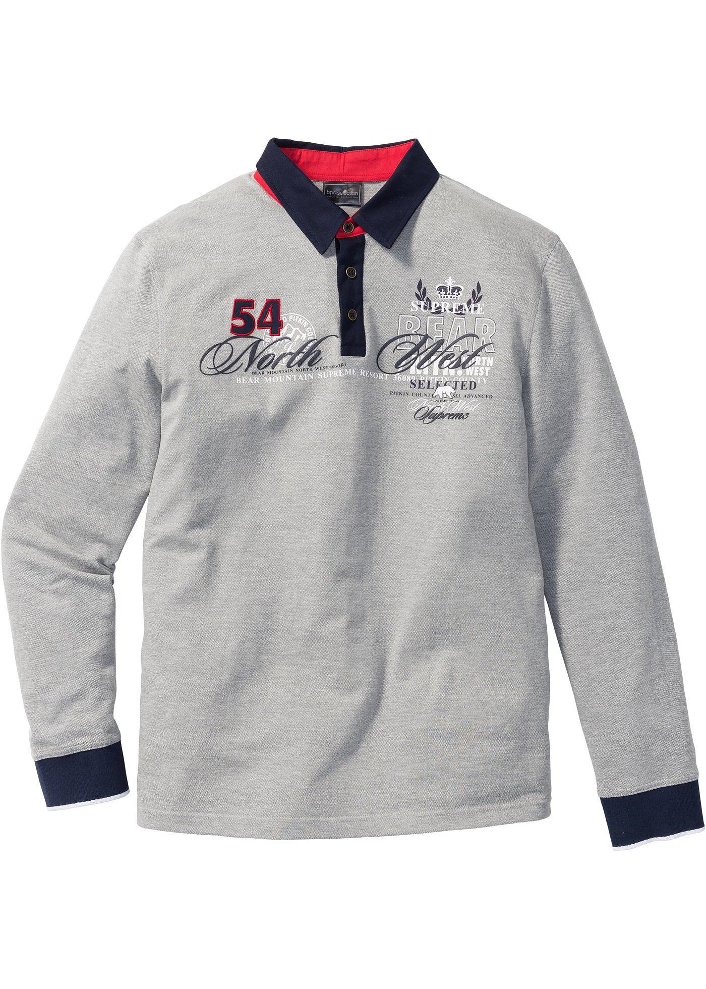 Langarmpoloshirt Regular Fit