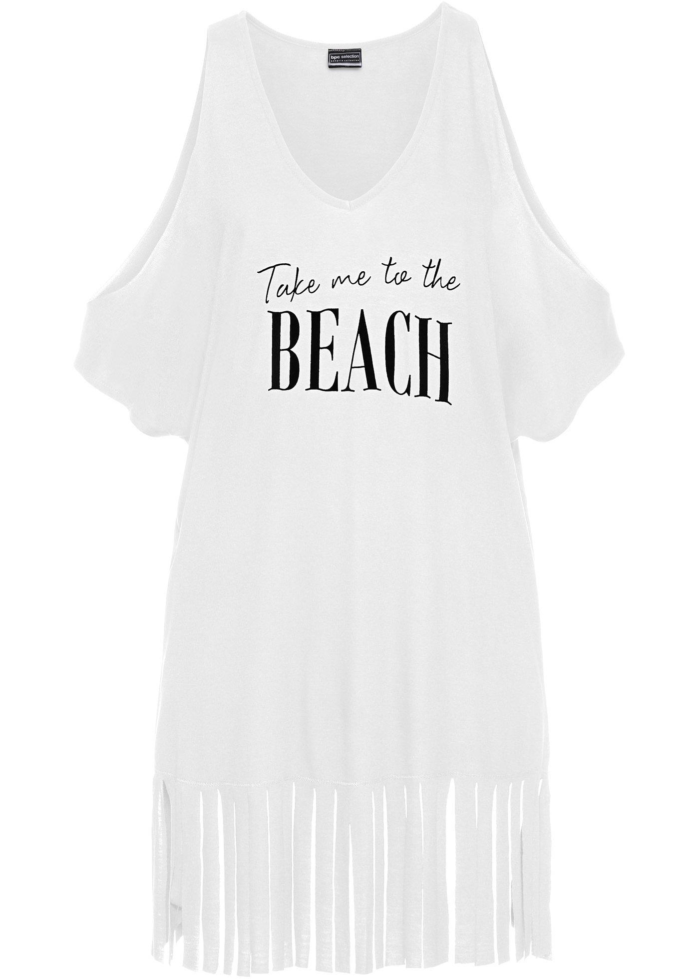 Strandshirt mit Fransen