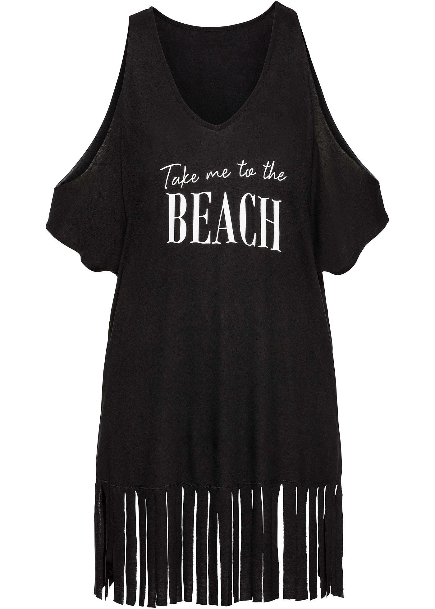 Strandshirt mit Fransen
