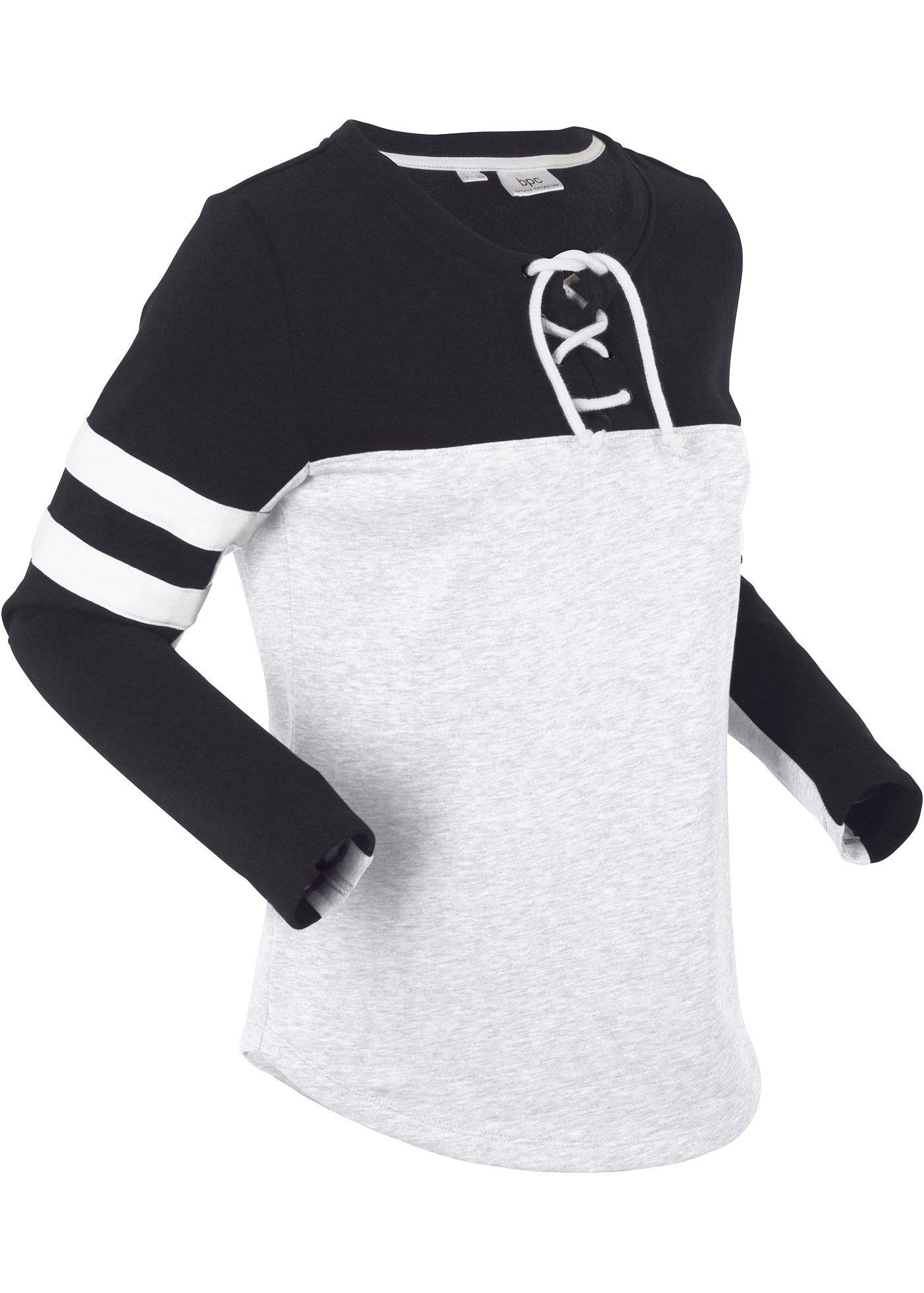 Langarm-Sweatshirt mit Bindefunktion