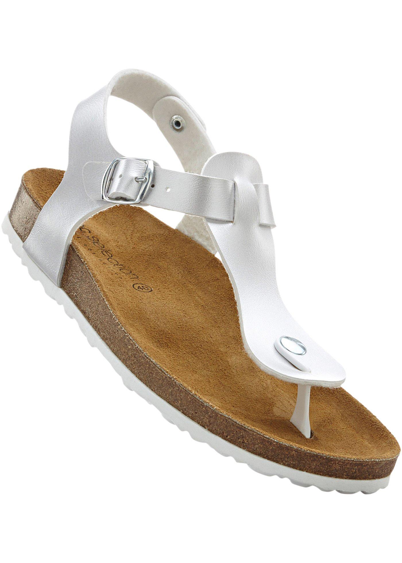 Sandale mit Lederfußbett