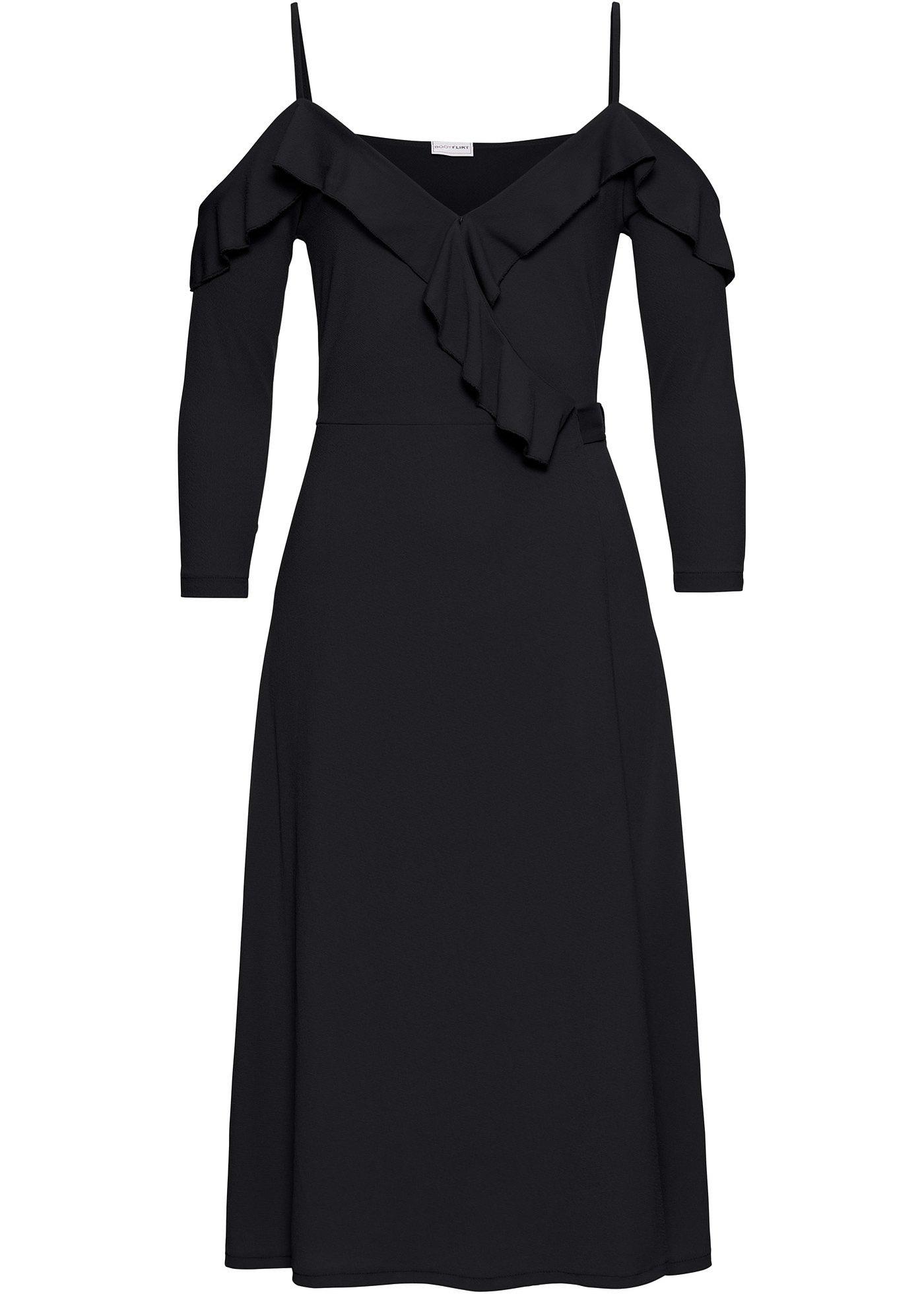 Wickelkleid mit Volants