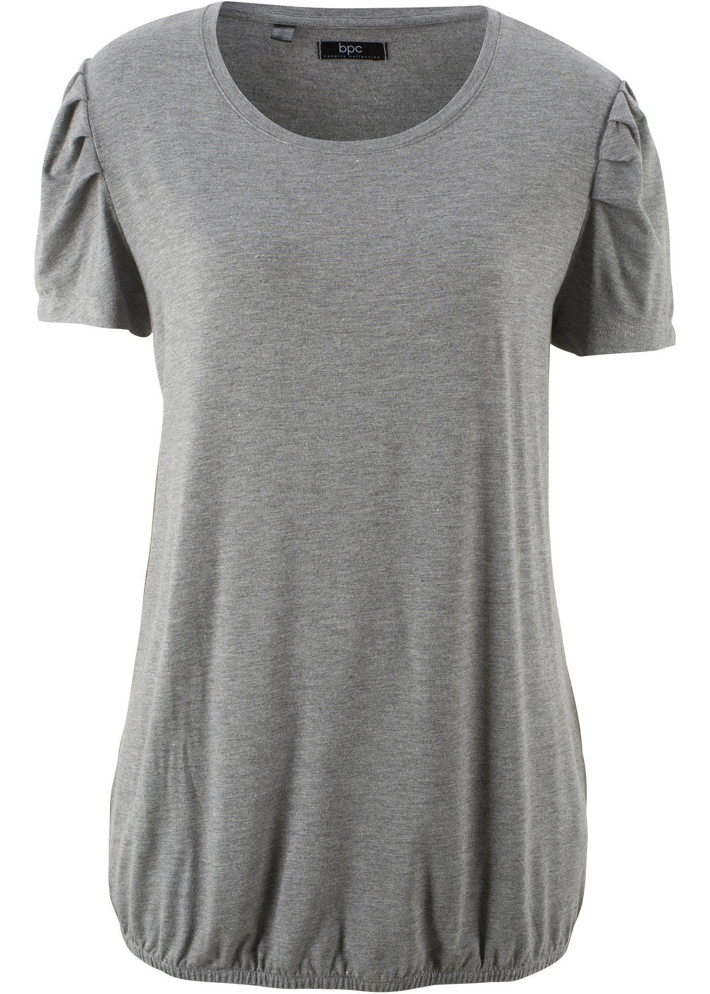 Shirt mit Raffung an der Schulter