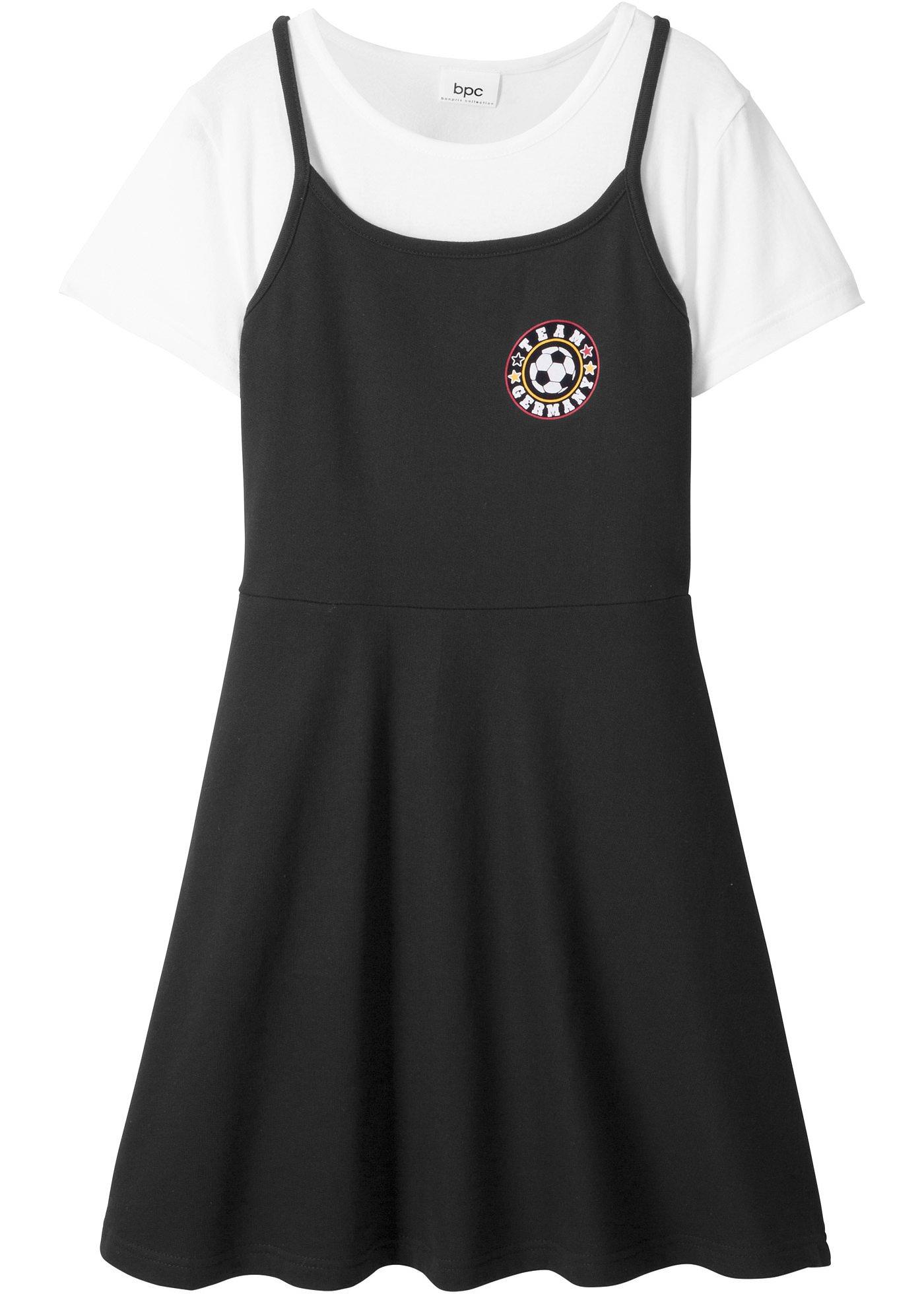 T-Shirt + Kleid (2-tlg.)