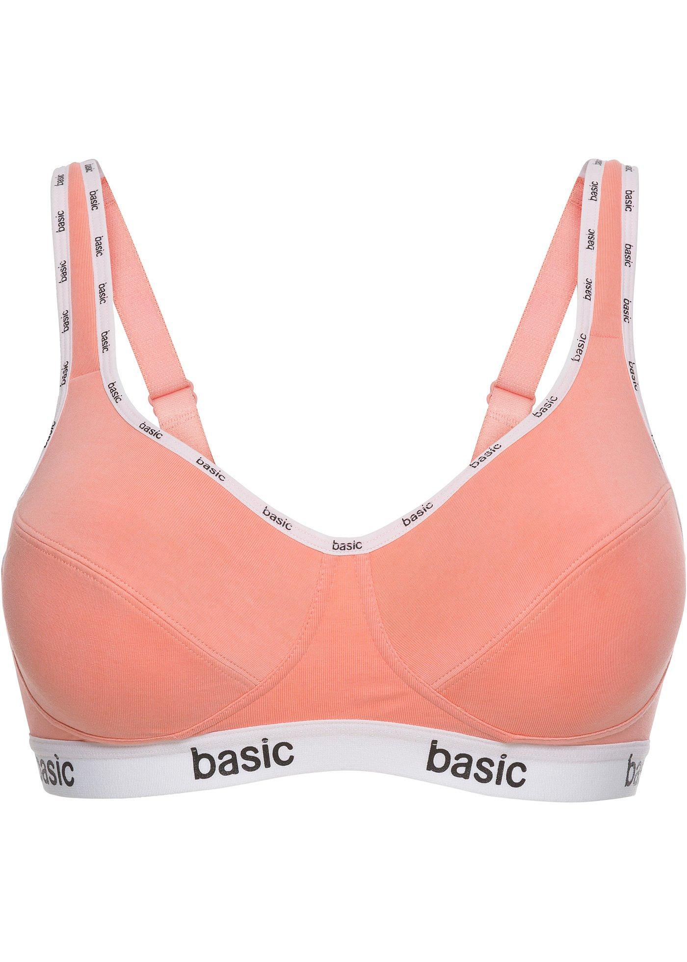 Bio-Baumwoll-BH ohne Bügel (2er-Pack)