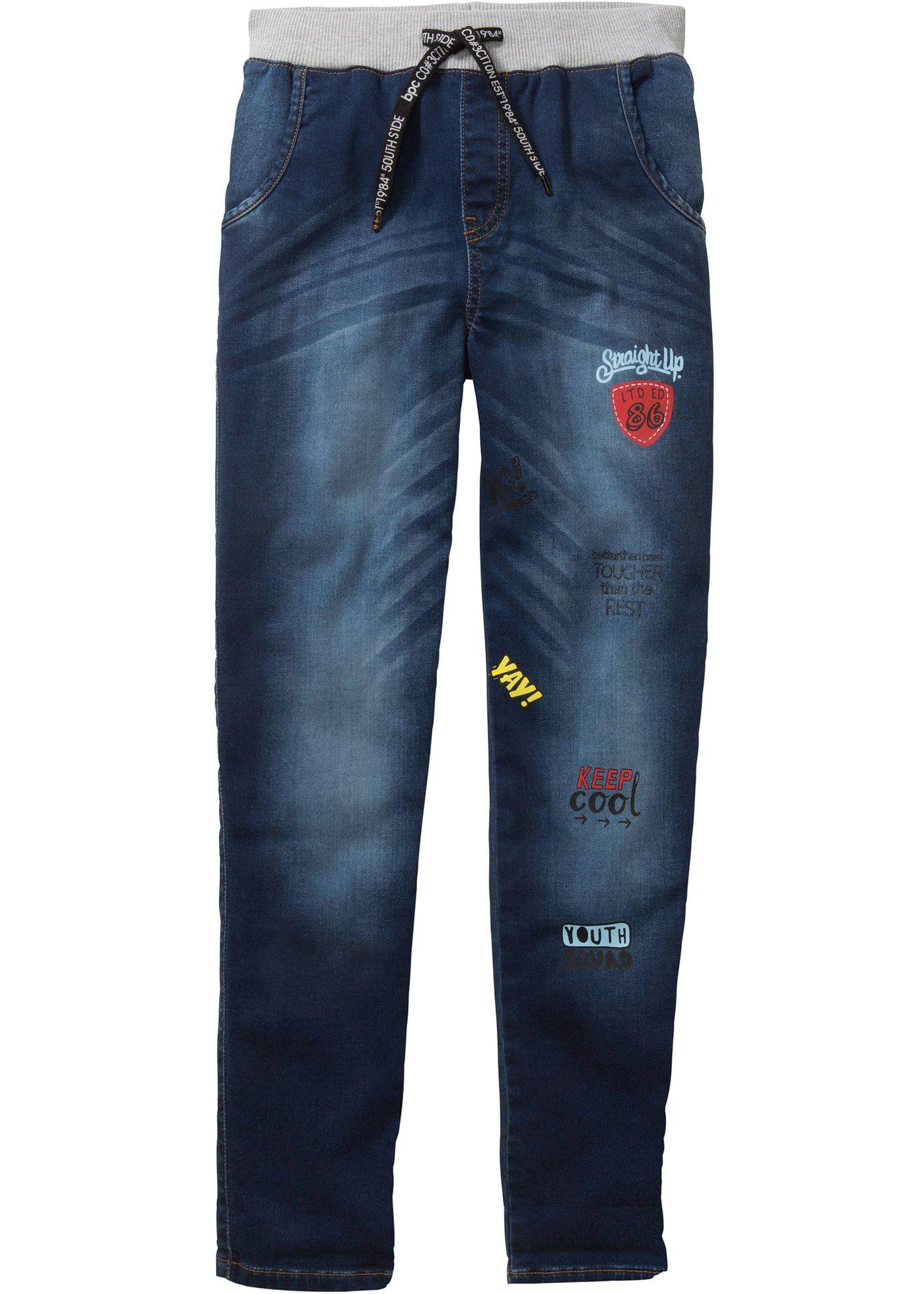 Sweatjeans mit weichem Bund