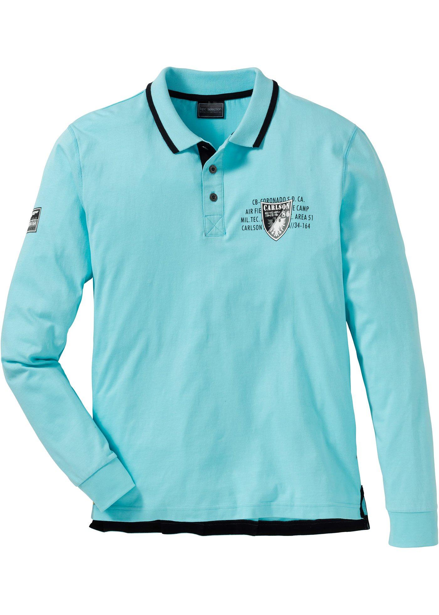 Langarmpoloshirt Regular Fit